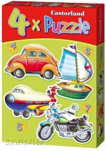  Castorland puzzle Seria 4w1
