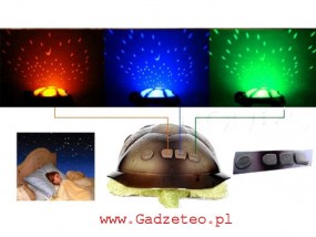Projektor Gwiazd - Żółw, Lampka nocna