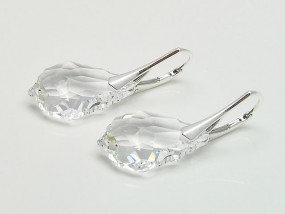 Srebrne kolczyki Swarovski Baroque Crystal