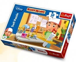  Puzzle 30 el. W warsztacie Handy Manny Trefl 18148