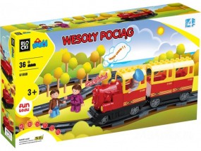  WESOŁY POCIĄG 36 EL. - KLOCKI
