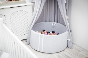  Suchy basenik BabyBall z piłeczkami melanż